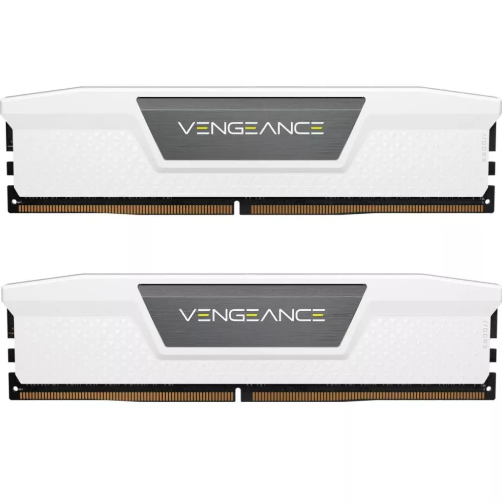 Оперативна пам'ять Corsair 32 GB (2x16GB) DDR5 6000 MHz Vengeance White (CMK32GX5M2E6000C36W)