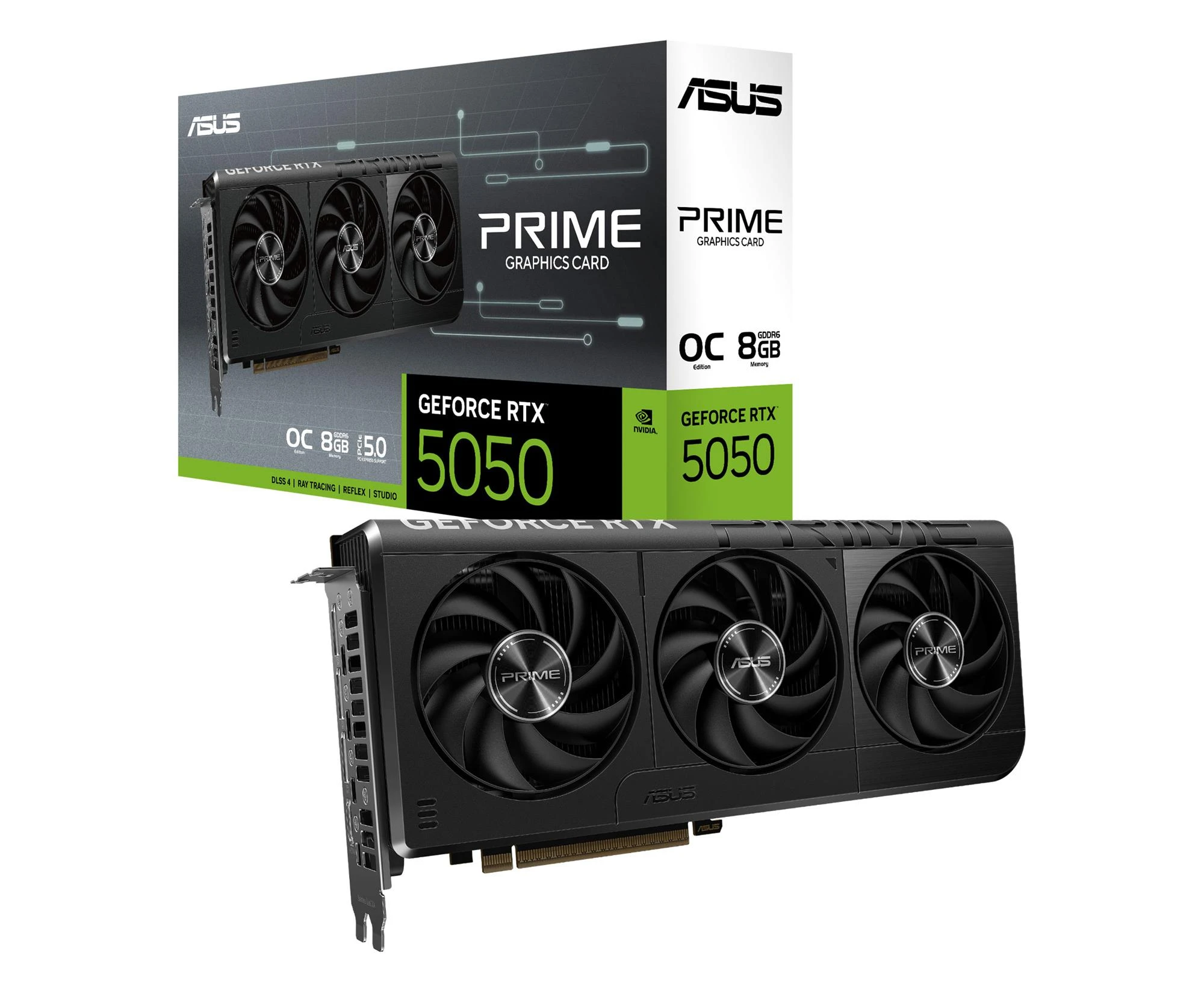 Відеокарта ASUS GeForce RTX 5050 Prime OC 8GB GDDR6 DLSS4 (PRIME-RTX5050-O8G) EU