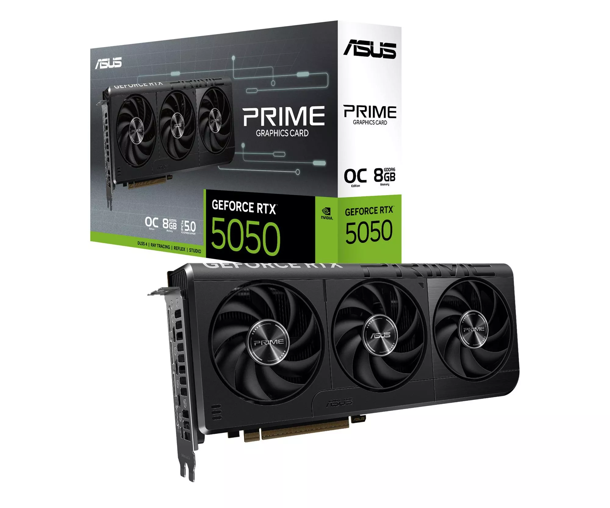 Відеокарта ASUS GeForce RTX 5050 Prime OC 8GB GDDR6 DLSS4 (PRIME-RTX5050-O8G) EU