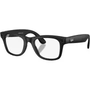 Ray-Ban Meta Wayfarer [Gen 2] Standard Matte Black Frame / Clear Lenses (RW4012 601SSB 50-22)