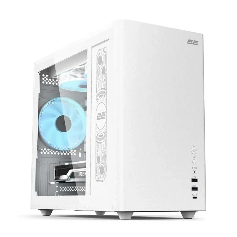 Корпус 2E Credo Plus V350WG White with window (2E-V350WG) (UA)