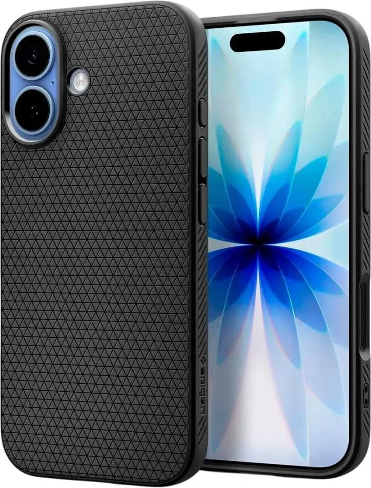 Чехол для смартфона Spigen iPhone 17 - Liquid Air Matte Black (ACS10369) (UA)