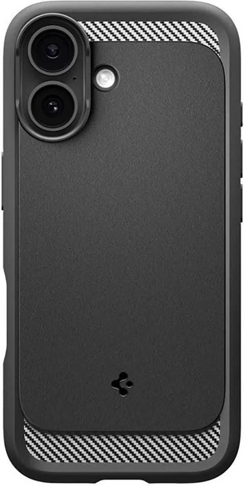 Чохол для смартфона Spigen iPhone 17 - Rugged Armor MagFit Matte Black (ACS10367) (UA)