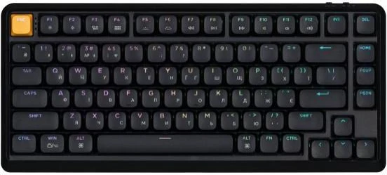 Клавиатура Keychron J1 82 Key K Pro Brown RGB Black (J1-H3-UA) (UA)