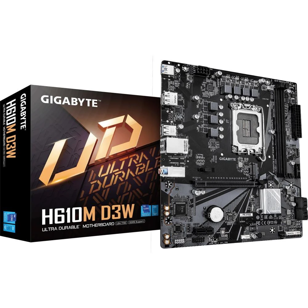 Материнская плата Материнская плата GIGABYTE H610M D3W (UA)