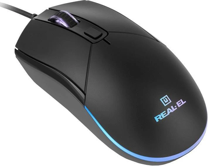 Миша REAL-EL RM-515 Black (EL123200059) (UA)