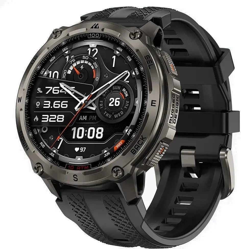 Смарт-часы KOSPET TANK T4 BLACK (6978602500041) (UA)