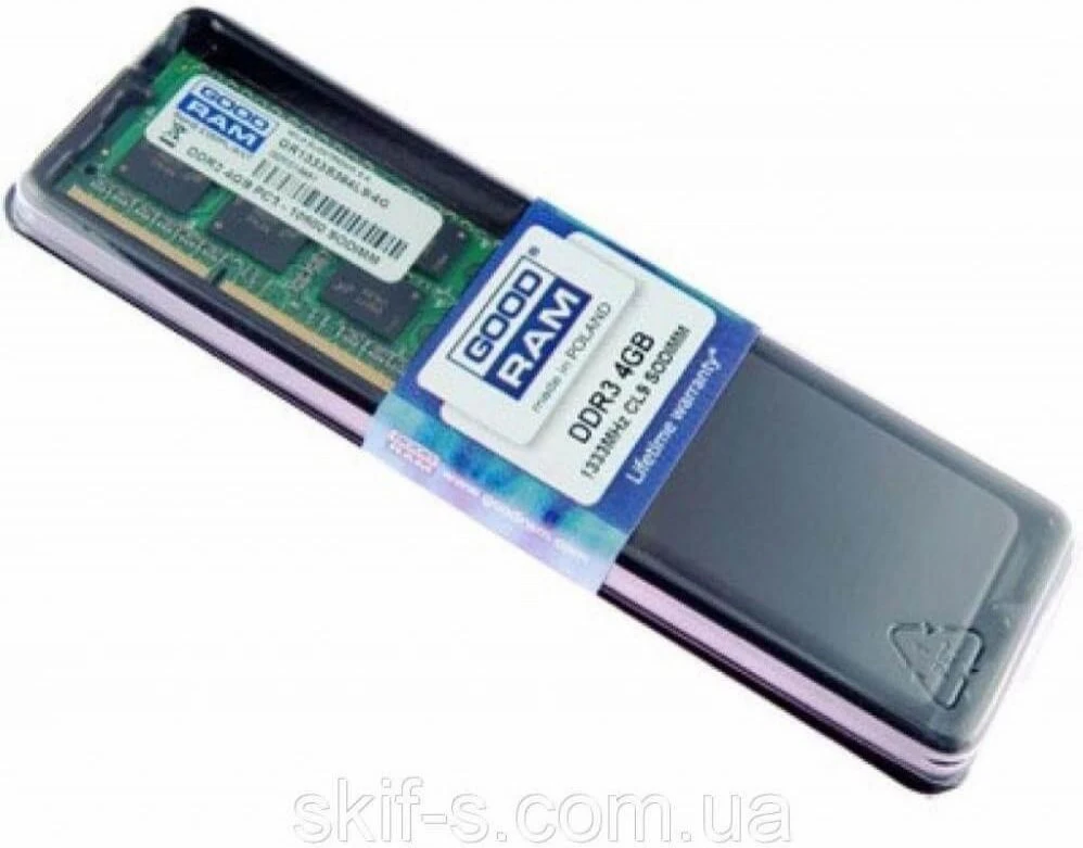 Оперативная память GOODRAM 4 GB SO-DIMM DDR3 1333 MHz (W-AMM13334G) (UA)