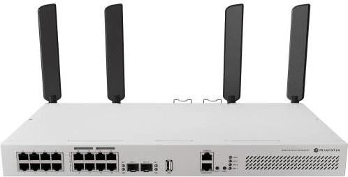 Коммутатор управляемый уровня 3 Mikrotik CRS418-8P-8G-2S+5axQ2axQ-RM (UA)