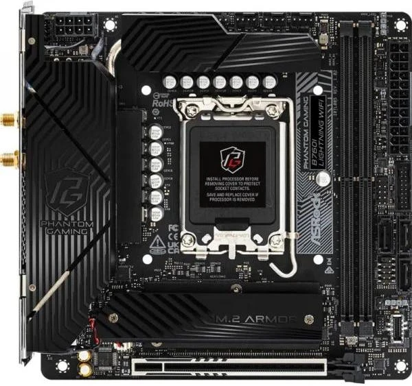 Материнская плата Материнская плата ASRock B760I Lightning WiFi (UA)