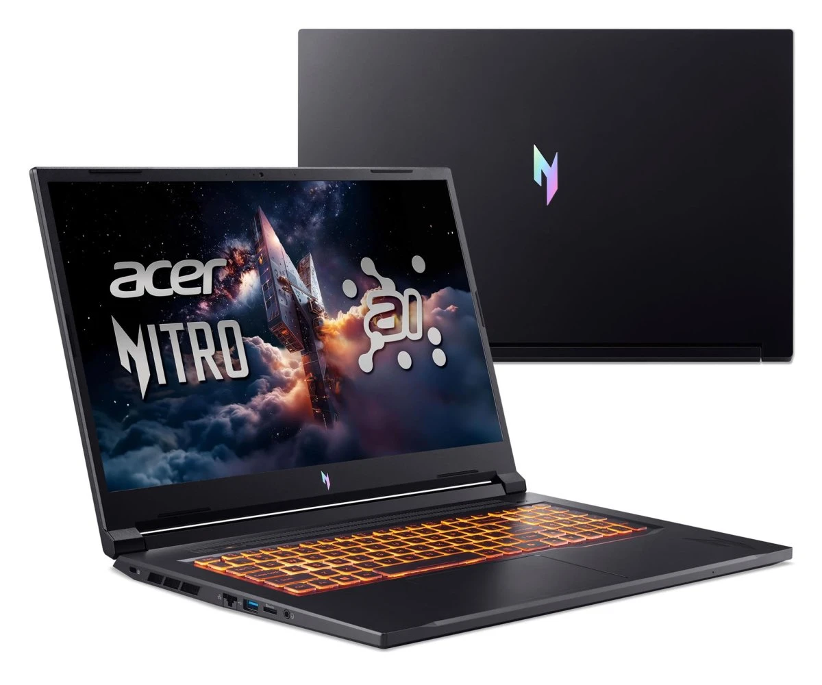 Ноутбук Acer Nitro V 17 AI Ryzen 7-260/64GB/1TB+512 RTX5070 (ANV17-41 || NH.QZKEP.007)