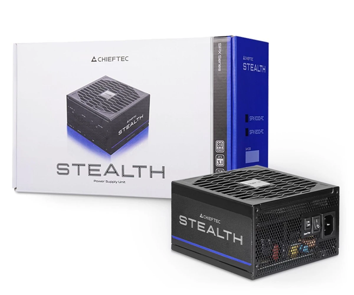 Блок живлення Chieftec Stealth 1000W 80 Plus Platinum (SPX-1000-FC) EU