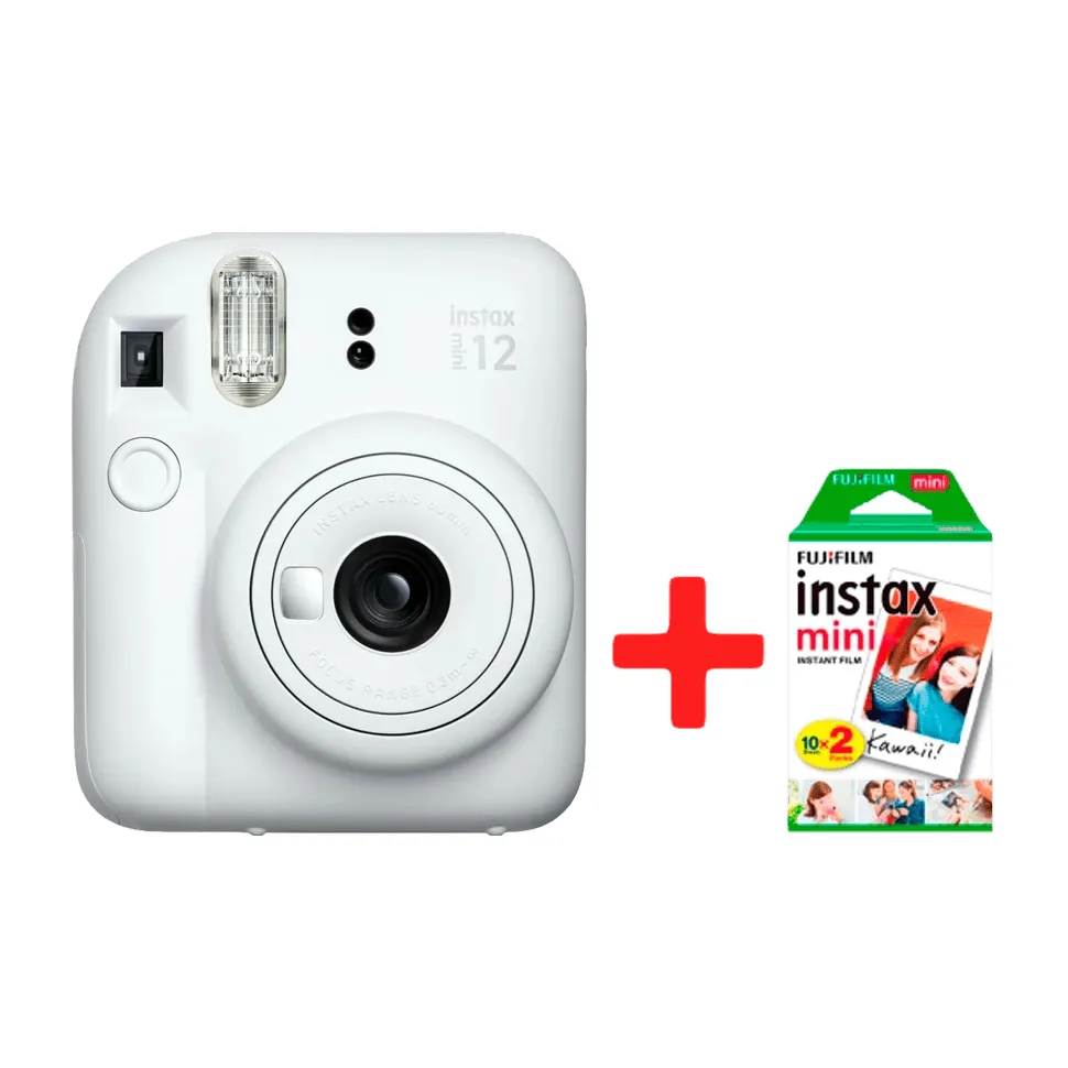 Фотоапарат Fujifilm Instax Mini 12 Clay White (Mega Set)