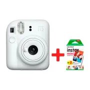 Fujifilm Instax Mini 12 Clay White (Mega Set)