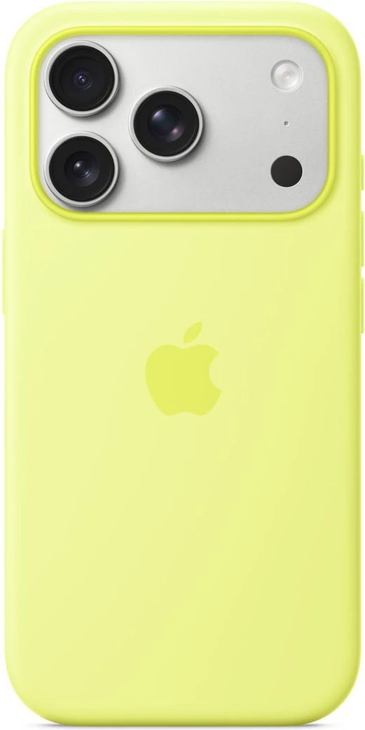 Чохол для смартфона Apple iPhone 17 Pro Silicone Case with MagSafe Neon Yellow (MGFF4)