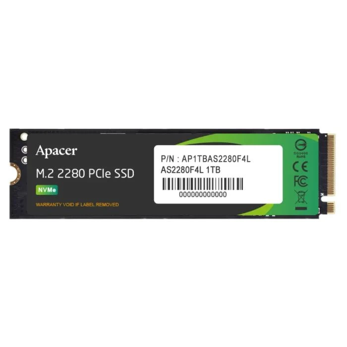 SSD диск M.2 2280 1TB Apacer (AP1TBAS2280F4L-1) (UA)