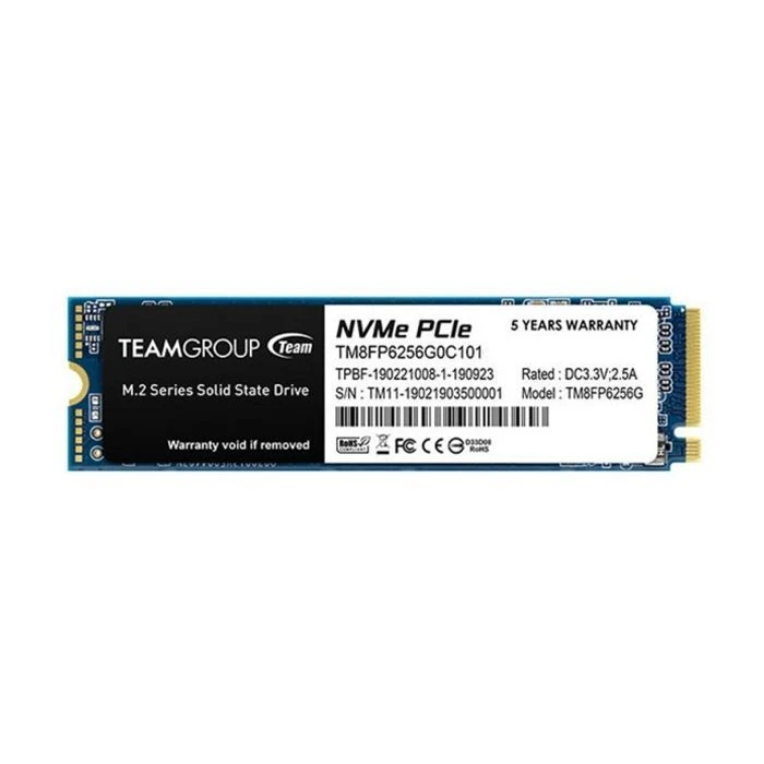 SSD диск M.2 2280 256GB Team (TM8FP6256G0C101) (UA)