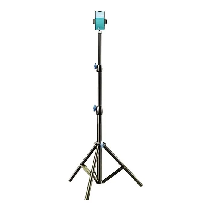 Штатив RTAKO RLD-001 1.7M Matte Carbon Steel Tripod Black (6975068278620) (UA)