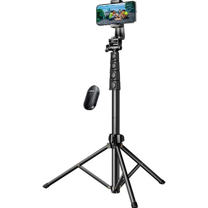 Штатив UGREEN LP680 Selfie Stick Tripod with Bluetooth Remote Black (15609) (UA)