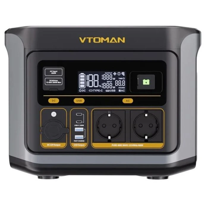 Зарядна станція Vtoman FlashSpeed 600 499Wh (FlashSpeed 600) (UA)