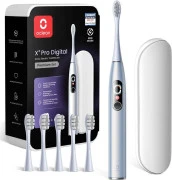 Электрическая зубная щетка Oclean X Plus Pro Digital Silver (6970810556179)