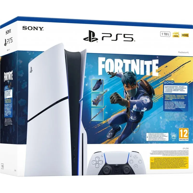 Игровая приставка Sony PlayStation 5 Slim 1TB (Fortnite Flowering Choas Bundle) Europe