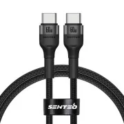 Кабель Senteo ST-01 Montes series Type-C to Type-C 60W 1m Black
