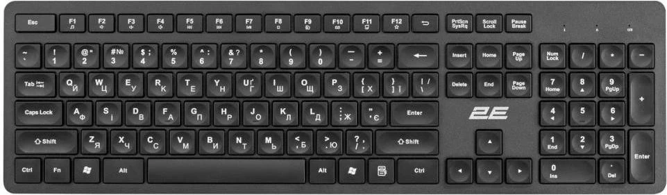 Клавіатура 2E KS260 WL Black (2E-KS260WB_CI) (UA)