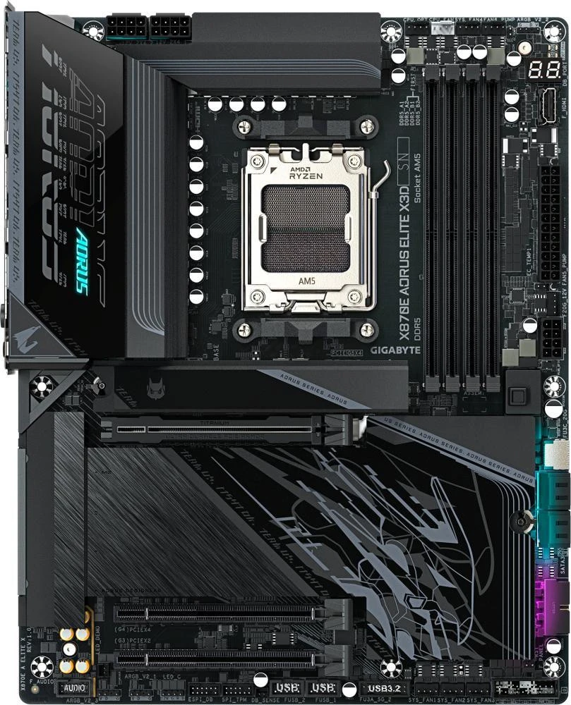 Материнская плата GIGABYTE X870E AORUS ELITE X3D (UA)