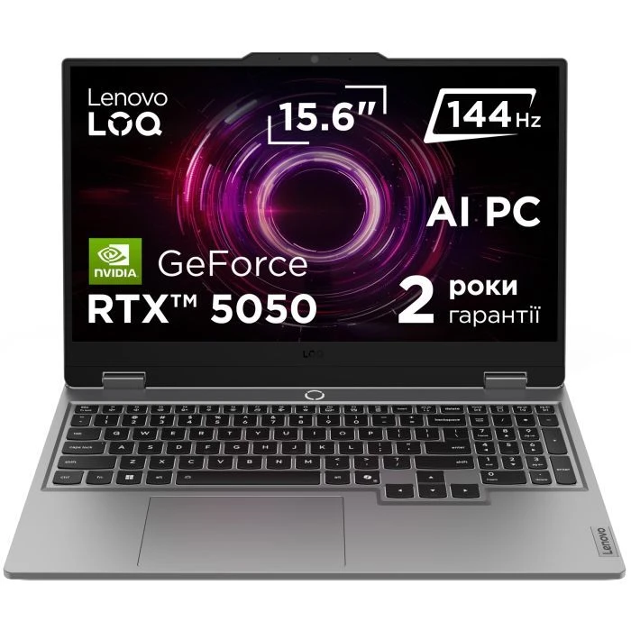 Ноутбук Lenovo LOQ 15AHP10 (83JG00A1RA) (UA)