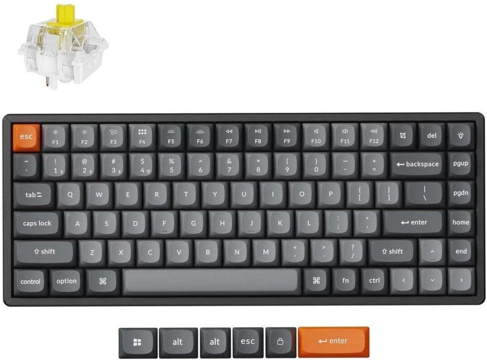 Клавиатура Keychron K2 Max 84Key Super Banana Black (K2M-J4-UA) (UA)