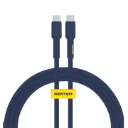 Кабель SENTEO SL-03 Silica Gel 60W Type-C to Type-C 1m Dark Blue
