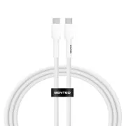 Кабель SENTEO SL-03 Silica Gel 60W Type-C to Type-C 2m White