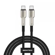 Кабель SENTEO SM-03 Iron series 100W Type-C to Type-C 2m Black