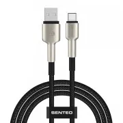 Кабель SENTEO SM-03 Iron series 18W 3A USB to Type-C 2m Black