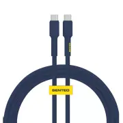 Кабель SENTEO SL-03 Silica Gel 60W Type-C to Type-C 1m Dark Blue