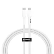 Кабель SENTEO SL-03 Silica Gel 60W Type-C to Type-C 2m White