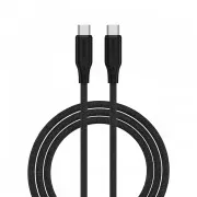 Кабель SENTEO SL-05 Foamed Silicone 60W Type-C to Type-C 1m Black