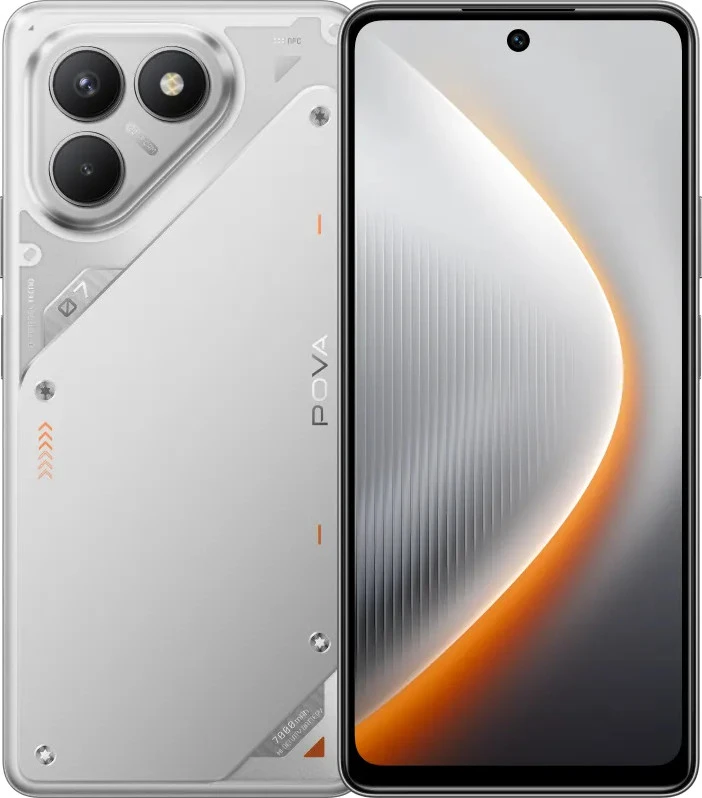 Мобильный телефон Tecno Pova 7 Neo LJ6 8/256GB Magic Silver (4894947086816) (UA)