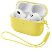 Чехол для наушников Armorstandart Silicone Case для Apple Airpods Pro 3 Yellow (ARM88303) (UA)