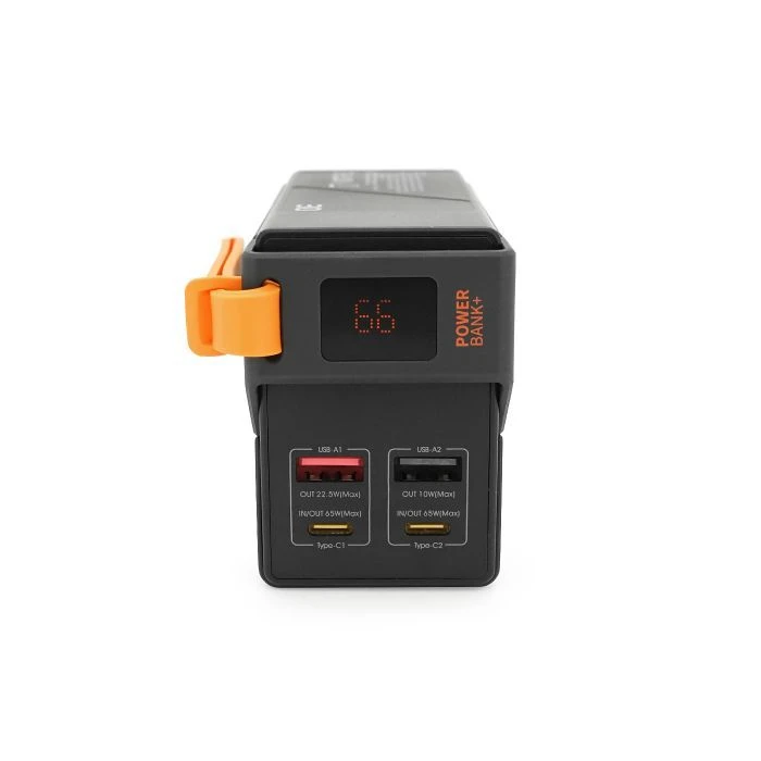 Мобільна батарея FULLTECH 30000mAh, PD65W+22.5W, Input(Type-C), Output(USB,Type-C) (PRIME-30/65) (UA)