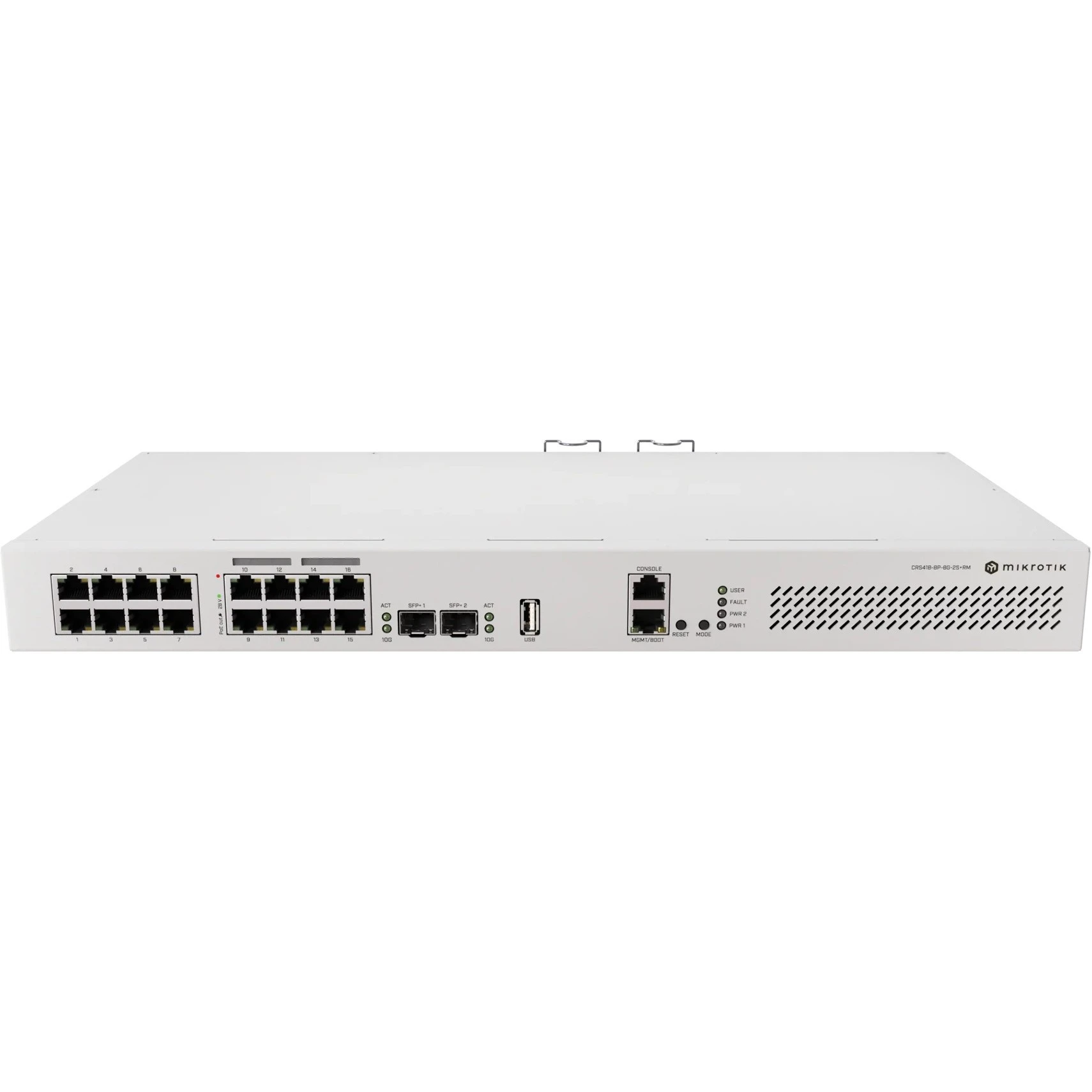 Коммутатор MikroTik CRS418-8P-8G-2S+RM (UA)