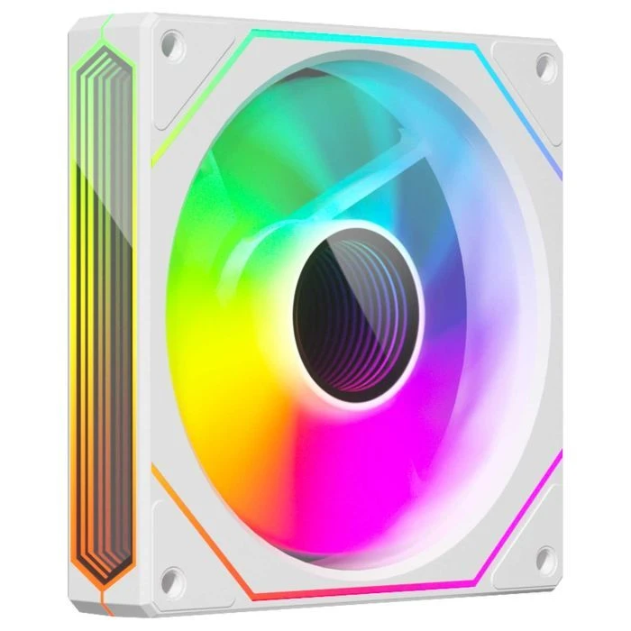 Кулер для корпуса Zezzio PRISM 6 Pro ARGB White (UA)