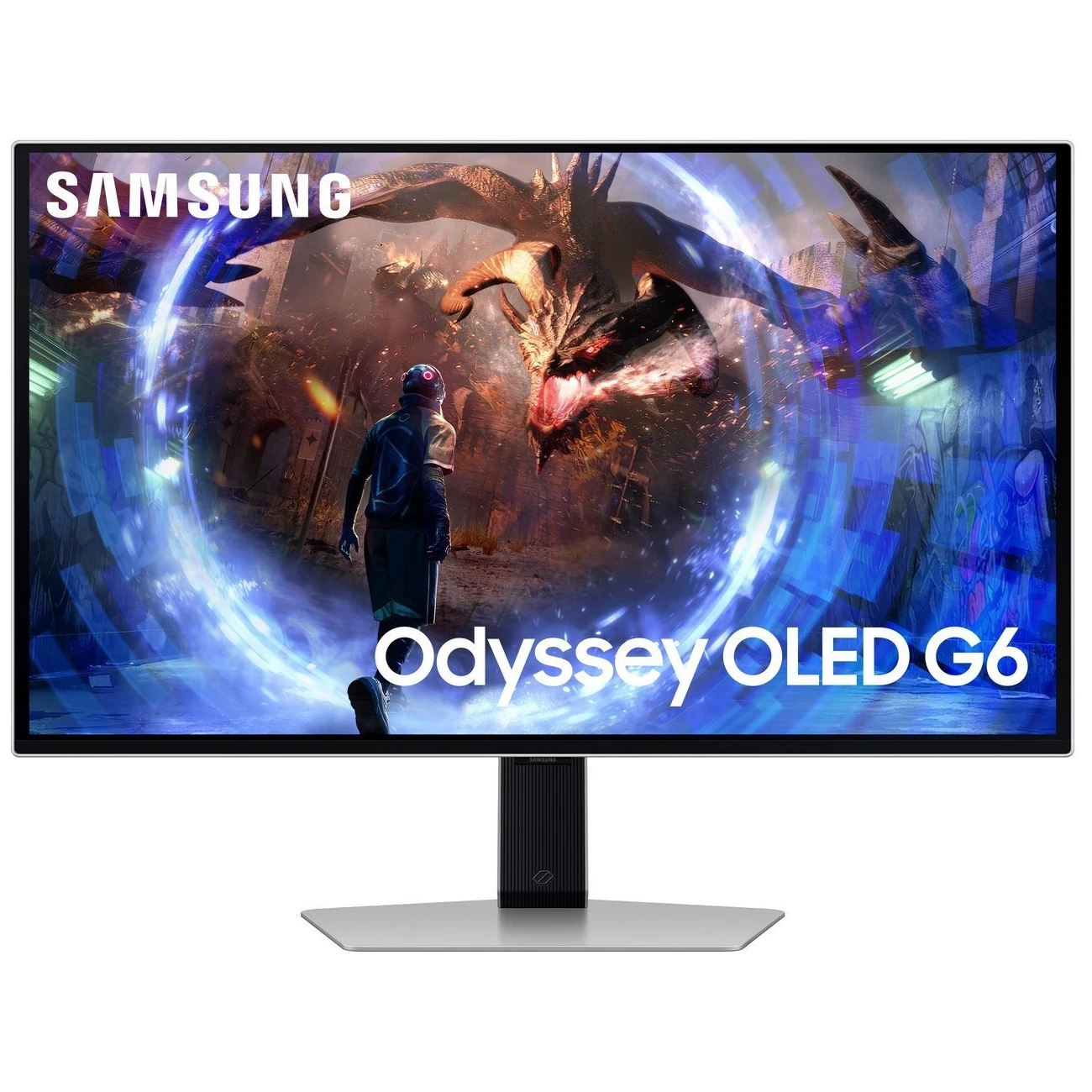 Монитор Samsung 27 Odyssey G6 LS27DG600 (LS27DG600SIXUA) OLED Silver 360Hz (UA)