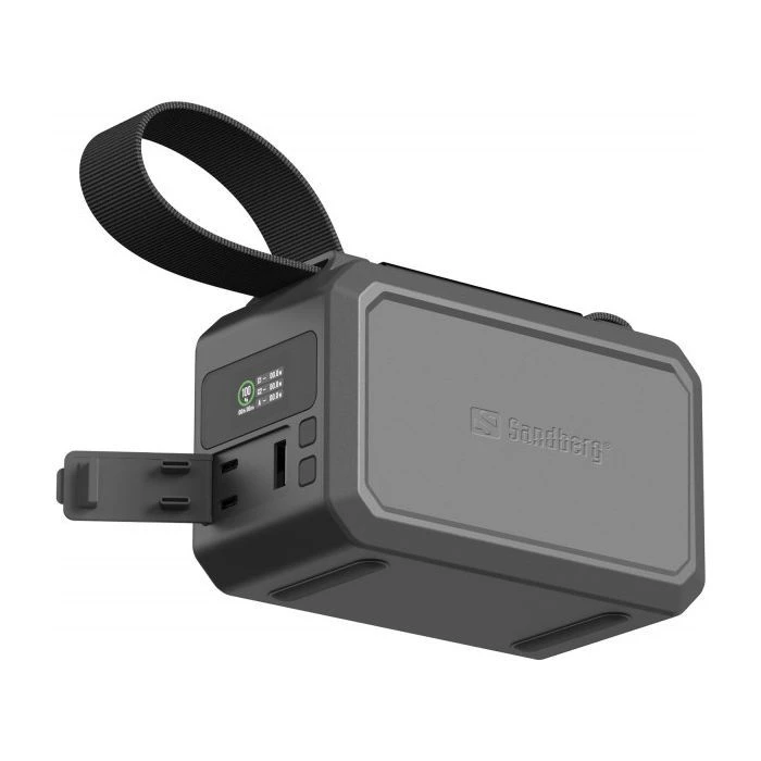 Мобильная батарея Sandberg 40000mAh Survivor 100W, IPX4 Water resist, LED Torch, Pass-Through Charging (421-14) (UA)