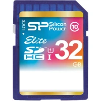 Карта памяти Silicon Power 32Gb SDHC class 10 (SP032GBSDHAU1V10) (UA)