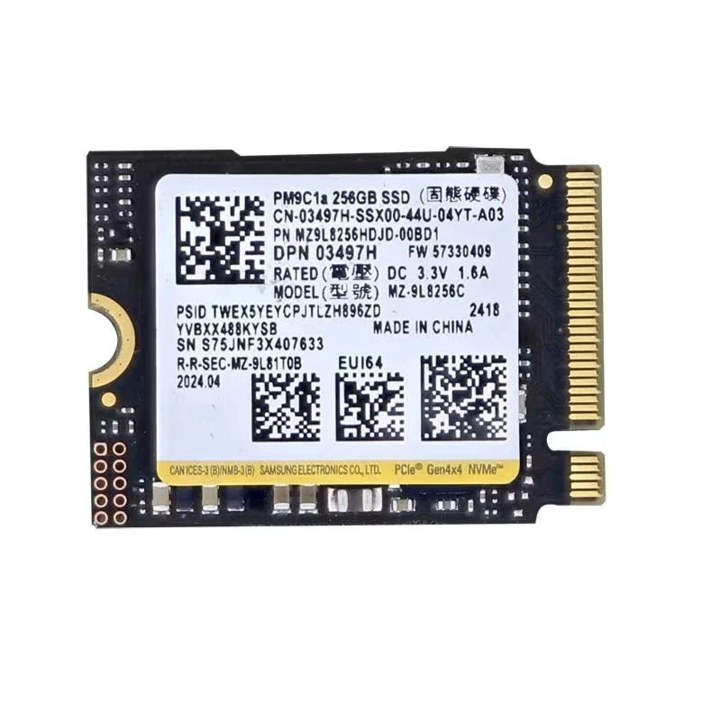 SSD диск 256GB Samsung M.2 2230 PCIe 4.0 x4 TLC (MZ-9L8256C) (UA)