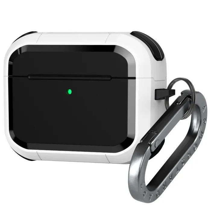 Чехол для наушников Armorstandart Panzer для Apple Airpods Pro 3 White (ARM88290) (UA)