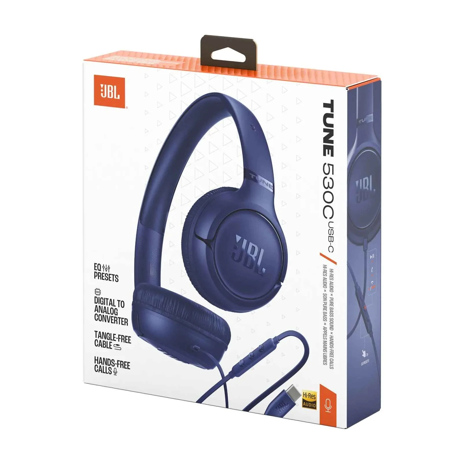 Гарнітура JBL Tune 530C Blue (JBLT530CBLU) (UA)