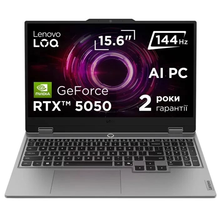 Ноутбук Lenovo LOQ 15AHP10 (83JG00A7RA) (UA)